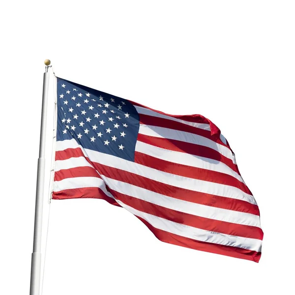 Vlajka Spojených Států Americká Vlajka Ilustrace Usa Národní Vlajka Izolované — Stock fotografie