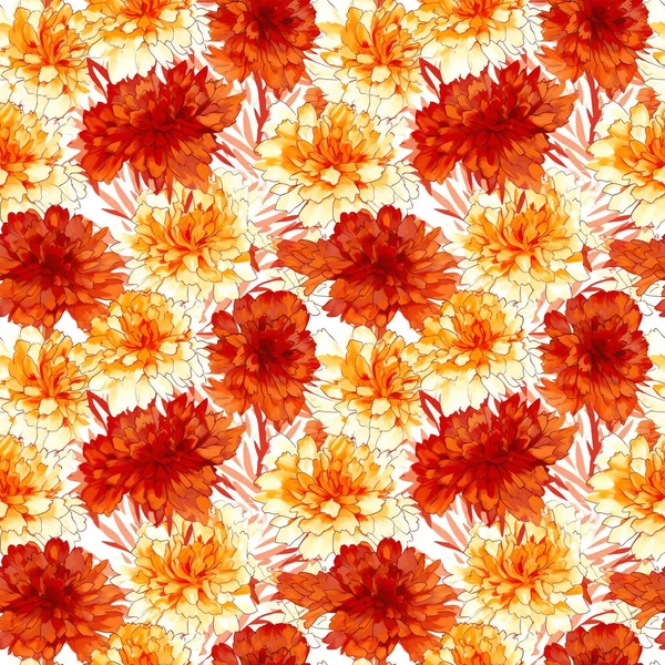 Floral Print Seamless Design 300 Dpi 4096X4096 High Resolution — Stock Photo, Image