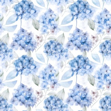 300 dpi 4096x4096 Yüksek Çözünürlüklü Yazdırmaya Hazır Kusursuz Suluboya desenli Çiçekler Şakayık