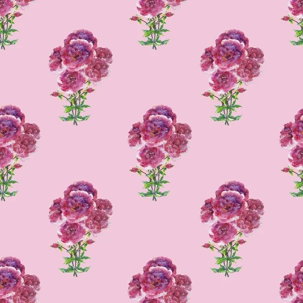 Pink Peonies Pattern Holiday Gift Christmas Valentine Day Love Beauty — Stock Photo, Image