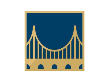 İçinde köprü olan kare şekil