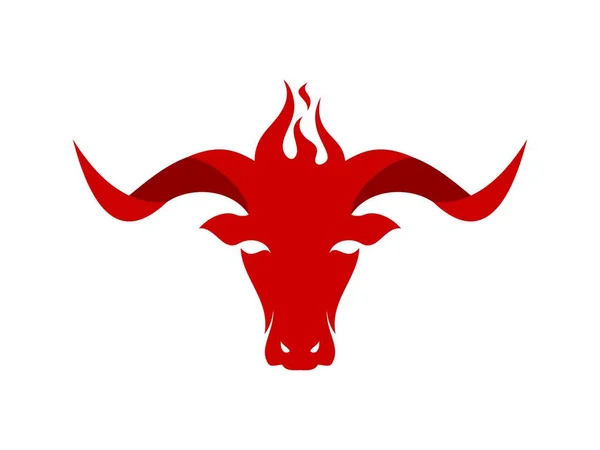 Goat Head Fire Top — Stock Vector