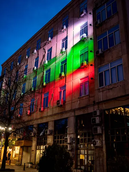 Şehrin gece manzarası