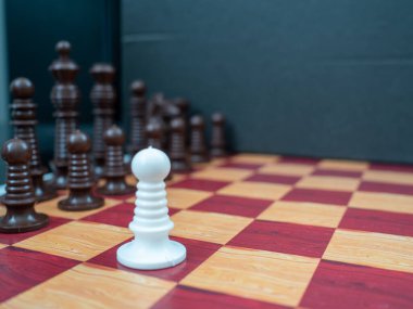 Satranç oyunu, strateji ve iş konsepti