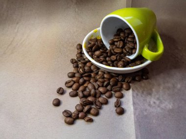 kahve kahve çekirdekleri üzerine