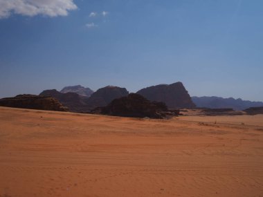 Wadi Rum çöl peyzaj