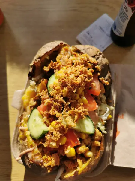 Lezzetli ve lezzetli pizza, yakın çekim.