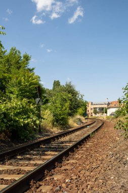 Czech Cumhuriyeti 'nin Koloz şehrindeki tren istasyonu.
