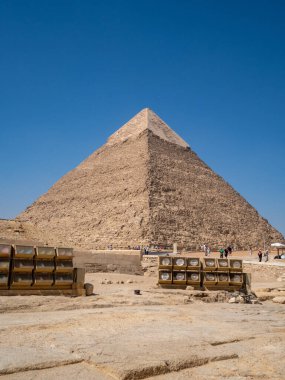 Mısır 'da piramitler. giza.