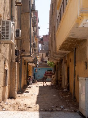 Kudüs 'ün eski şehrinde eski bir sokak