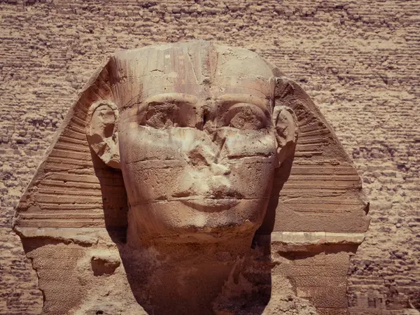 Giza 'nın Mısır sfenksi