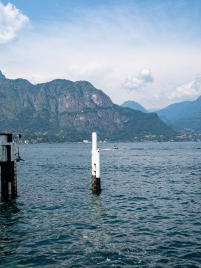 Lombardy İtalya 'daki Como Gölü manzarası