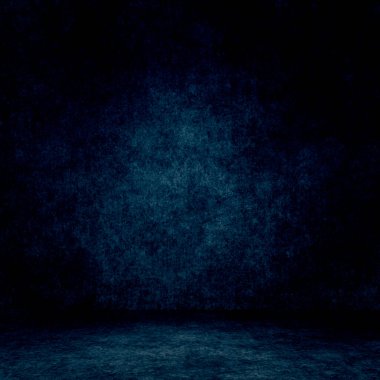 Mavi dizayn edilmiş grunge dokusu. Metin veya resim için alanı olan klasik arkaplan