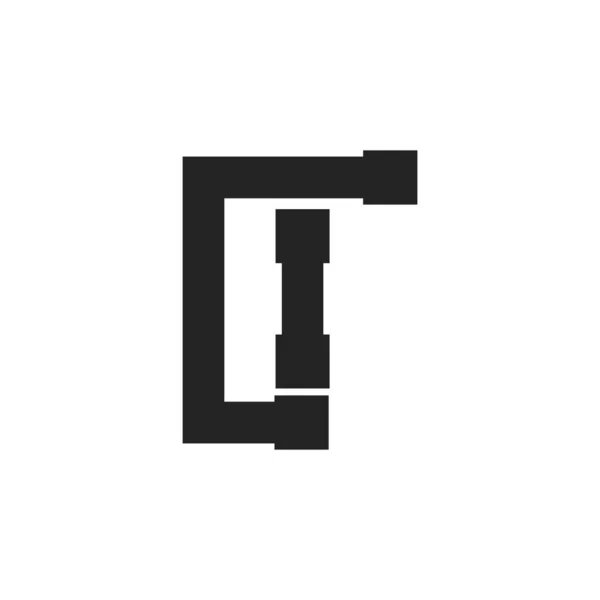 Letter Construction Service Architecture Logo Template Illustration Design — Stock Vector