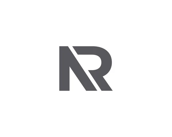 Monograma Inicial Emblema Logotipo Alfabeto —  Vetores de Stock