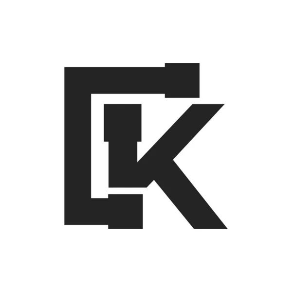 Letter Construction Service Architecture Logo Template Illustration Design — 스톡 벡터