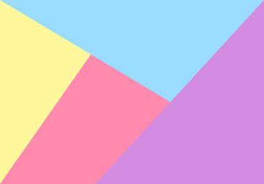 Soyut Pastel Renkli Kağıt Minimalizmi Pastel Rengi Şekilleri ve Çizgileri