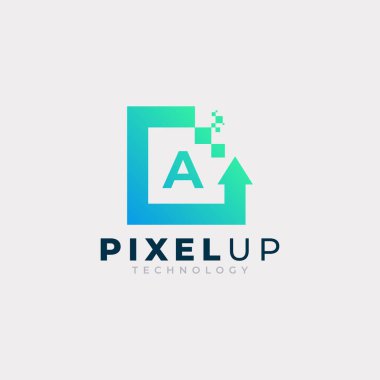 Arrow Piksel Logo Tasarımı İlham Veren İlk Harf A