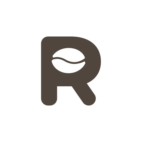 Λογότυπο Καφετέριας Γράμμα Αρνητικό Διαστημικό Εικονίδιο Καφέ Μέσα Πρότυπο Σχεδίασης — Διανυσματικό Αρχείο