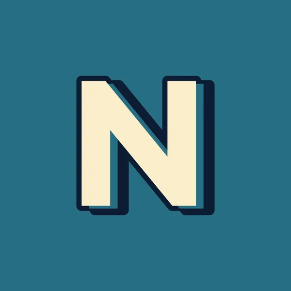 Vintage Style Rétro Alphabet Lettre Vecteur Logo Avec Élément Modèle — Image vectorielle