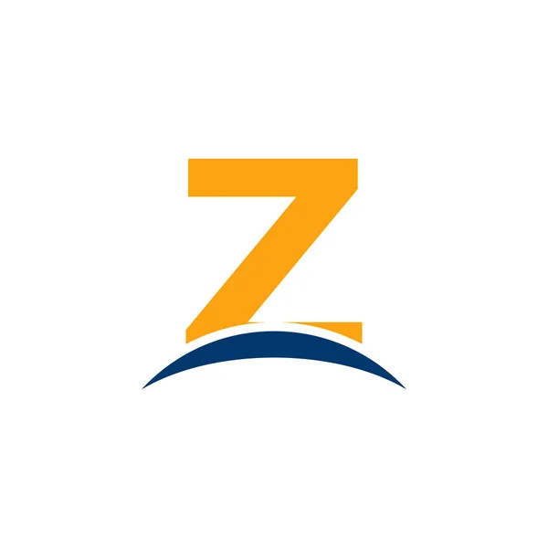 Początkowa Litera Horizon Logo Design Template Eps10 Wektor — Wektor stockowy
