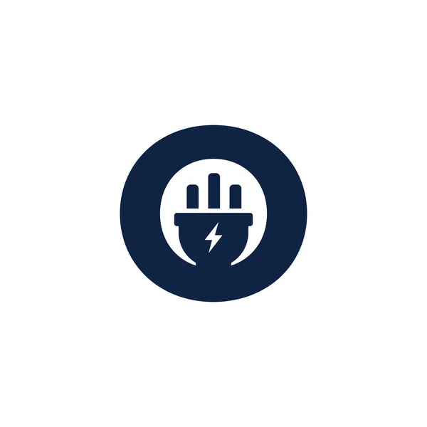 Harf Elektrik Simgesi Logo Tasarım Elemanı Eps10 Vektörü — Stok Vektör
