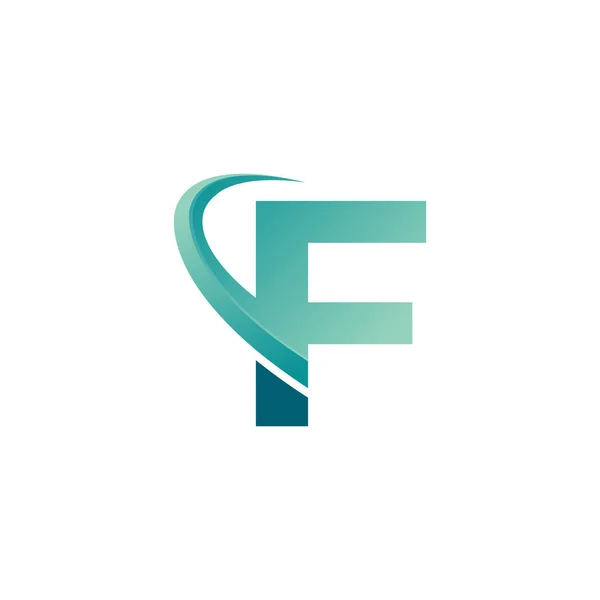 字母F带箭头标志设计模板旅行 病媒Eps — 图库矢量图片