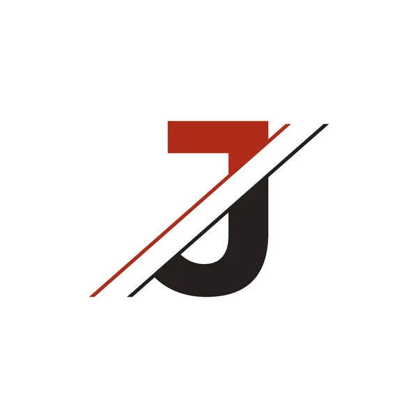 Αλφαβητικά Γράμματα Λογότυπο Εικονίδιο Σχεδιασμός Διανυσματική Εικονογράφηση — Διανυσματικό Αρχείο