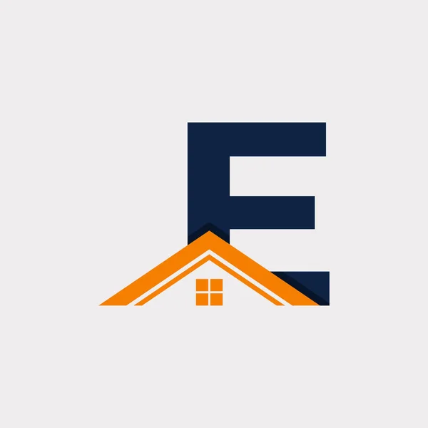 Immobilier Lettre Initiale Élément Modèle Conception Logo Maison Vecteur Eps10 — Image vectorielle