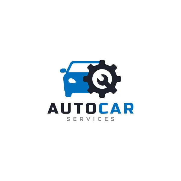 汽车服务标志图标设计模板元件 适用于商业及汽车商标 — 图库矢量图片