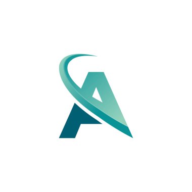 Arrow Logo Tasarım Şablonu ile Seyahat Harfi. Vektör EPS 10