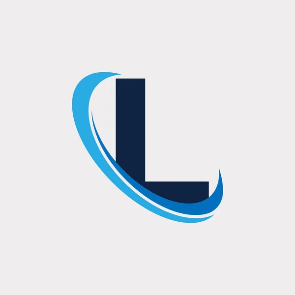 Letra Inicial Tech Logo Design Template Element Eps10 Vector — Vector de stock