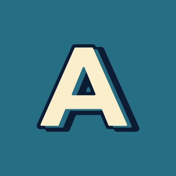 Huruf Alfabet Gaya Vintage Sebuah Vektor Logo Dengan Unsur Templat - Stok Vektor