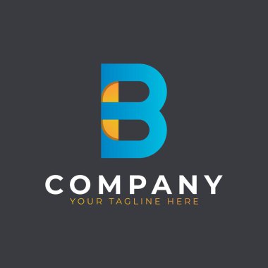 Yaratıcı Baş Mektup A logo tasarımı. Sarı ve Mavi Geometrik Ok Şekli. İş ve Marka Logoları için kullanılabilir. Düz Vektör Logo Tasarım Fikir Şablonu Elemanı. Eps10 Vektörü