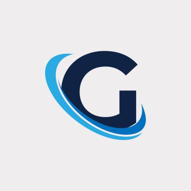 G Tech Logo Şablon Elementi Baş harfleri. Eps10 Vektörü