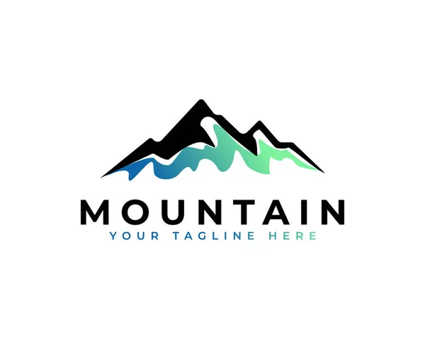 Modern Tarzlı Dağ Logosu. Dağ Macerası Sembol Şirketi Logo Şablonu Elementini Keşfet.