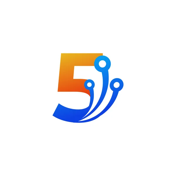 Element Szablonu Logo Technologicznego — Wektor stockowy