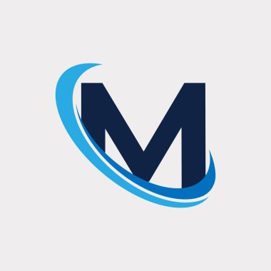 M-Tech Logo Şablon Elemanı. Eps10 Vektörü