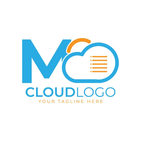 Logotipo Cloud Tech Carta Inicial Com Cloud Documento Para Conceito —  Vetores de Stock