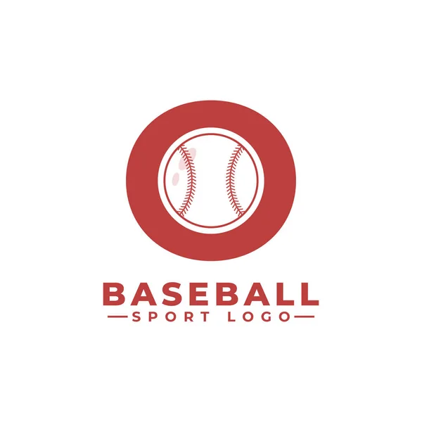 Letter Baseball Logo Design Vector Design Template Elements Sport Team — Stock Vector