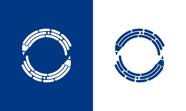 Lápiz Tecnología Creativa Letra Circle Logo Diseño Plantilla Elemento — Vector de stock
