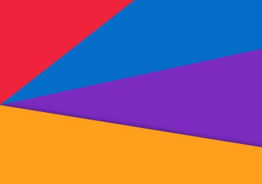 Arkaplan Vektörü için Çoklu Renkli Kağıt Kesimi Rengi