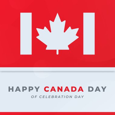 Mutlu Kanada Günü Kutlama Vektör Tasarımı Arkaplan, Poster, Sancak, Reklamcılık, Tebrik Kartı
