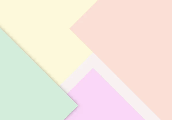 Colorful Soft Pink Yellow Orange Green Paper Cut Background Copy — Stockvektor