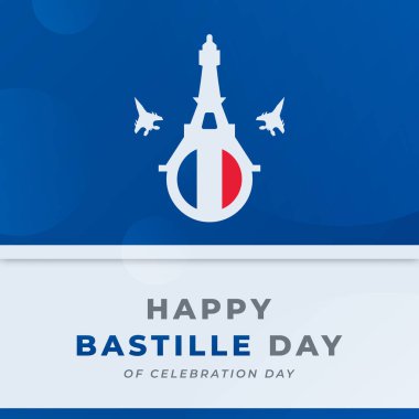 Mutlu Bastille Günü Kutlama Vektör Tasarım Resimleri Arkaplan, Poster, Sancak, Reklam, Tebrik Kartı