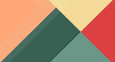 Memphis Kağıt Kesim Tarzı ve Duvar Kağıdı Rengi ile Soyut Kağıt Renkli Arkaplan