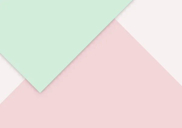Colorful Soft Pink Green Paper Cut Background Copy Space Text — Vettoriale Stock