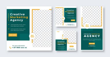 İş Pazarlama Ajansı Çevrimiçi Pazarlama İçin Sosyal Medya Postası Reklam Sancağı, Hikaye ve İnternet İlanlarıComment