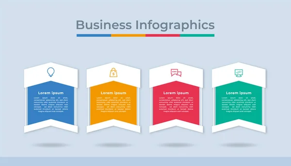 Zeitachse Infografik Geschäftsdaten Visualisierung Prozessdiagramm Abstraktes Diagramm Mit Schritten Optionen — Stockvektor