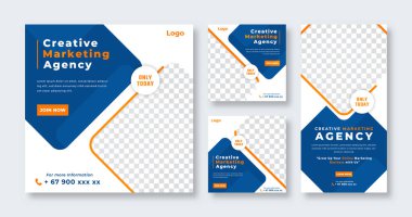 İş Pazarlama Ajansı Çevrimiçi Pazarlama İçin Sosyal Medya Postası Reklam Sancağı, Hikaye ve İnternet İlanlarıComment